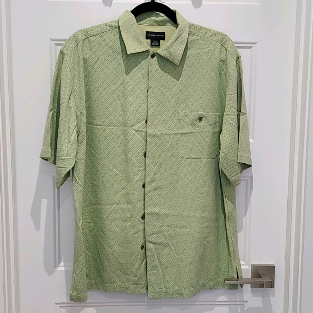 Vintage short sleeve dress shirt